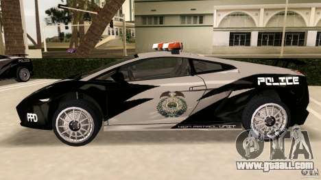 Lamborghini Gallardo Police for GTA Vice City