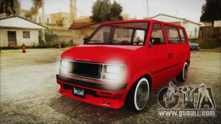 GTA 5 Declasse Moonbeam No Interior IVF for GTA San Andreas
