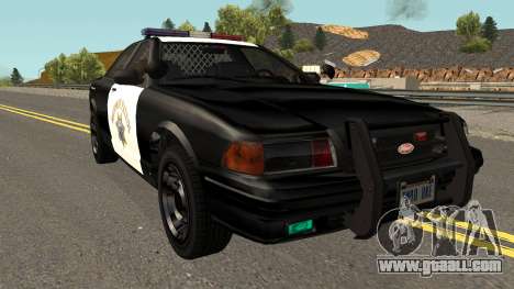 Vapid Stainer SAHP Police GTA V IVF for GTA San Andreas