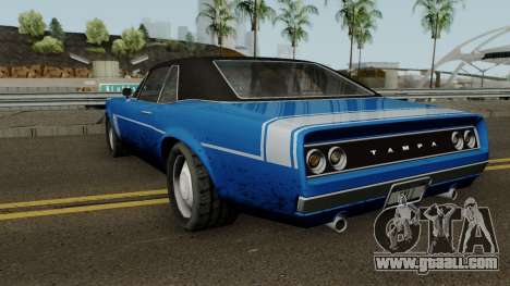 Declasse Tampa from GTA V (SA Style) for GTA San Andreas