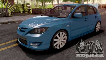 Mazda Speed 3 Blue for GTA San Andreas