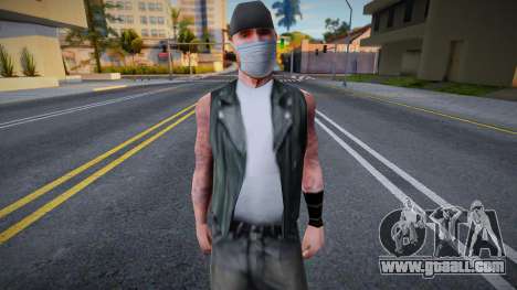 Bikdrug in a protective mask for GTA San Andreas